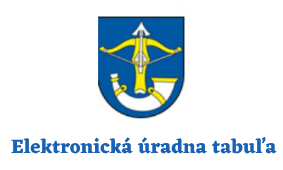 Elektronická úradná tabuľa Elektronická úradná tabuľa